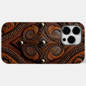 Ontwerp van geboost leder Case-Mate iPhone case (Achterkant (horizontaal))