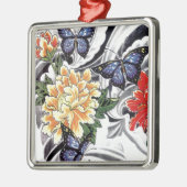 Ontwerp van geel Tattoo met pony en Butterfly Metalen Ornament (Links)