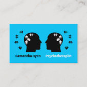 Ontwerp van geestelijke gezondheid, psychotherapeu visitekaartje (Voorkant)