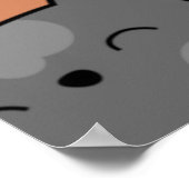 ontwerp van geïllustreerde katten poster (Hoek)