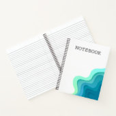 ontwerp van gelaagde papieruitsnede notitieboek (Binnen)