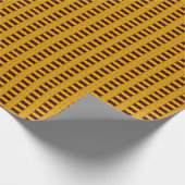 Ontwerp van gele en bruine Abstracte vormen Cadeaupapier (Hoek)