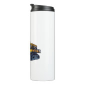 Ontwerp van gele graafmachines thermosbeker (Geroteerd rechts)