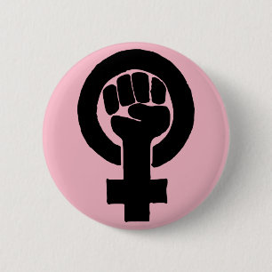 Ontwerp van gelijke rechten 2 ronde button 5,7 cm