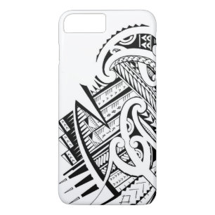 Ontwerp van gemengde tribale tattoos in Maori-/Sam iPhone 8/7 Plus Hoesje