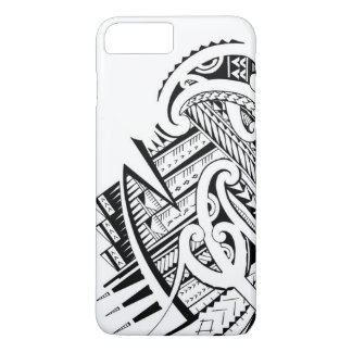 Ontwerp van gemengde tribale tattoos in Maori-/Sam iPhone 8/7 Plus Hoesje