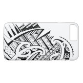 Ontwerp van gemengde tribale tattoos in Maori-/Sam Case-Mate iPhone Case (Achterkant (Horizontaal))