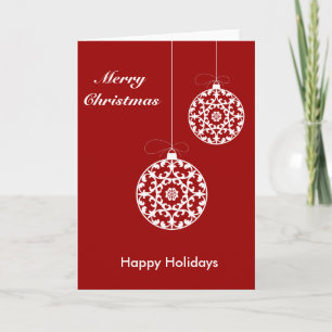 Ontwerp van gepersonaliseerde decoratieve kerstver feestdagen kaart