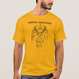 ontwerp van gevlekte stammen t-shirt