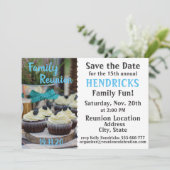 Ontwerp van gezinshereniging kaart (Staand voorkant)