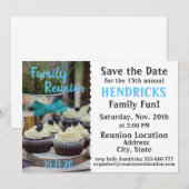 Ontwerp van gezinshereniging kaart (Voorkant / Achterkant)