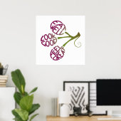 Ontwerp van gezonde voedselprijsopgave voor fitnes poster (Thuiskantoor)