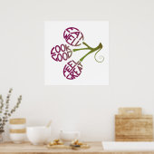 Ontwerp van gezonde voedselprijsopgave voor fitnes poster (Keuken)