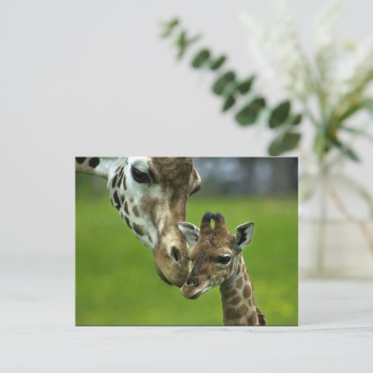 Ontwerp van Giraffe Briefkaart (Staand voorkant)