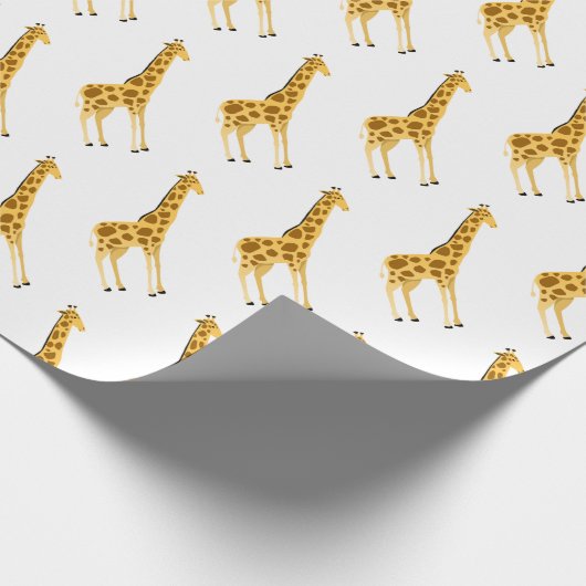 Ontwerp van Giraffe Cadeaupapier (Hoek)