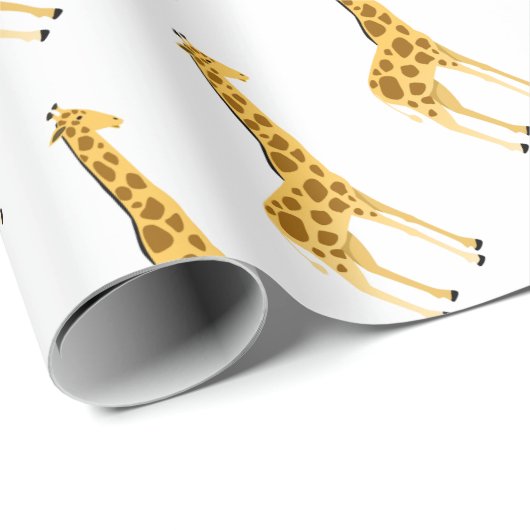 Ontwerp van Giraffe Cadeaupapier (Rol Hoek)