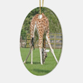Ontwerp van Giraffe Keramisch Ornament (Links)