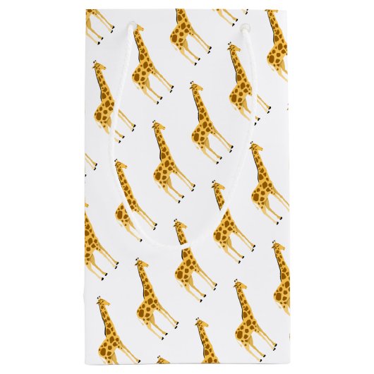 Ontwerp van Giraffe Klein Cadeauzakje (Achterkant)