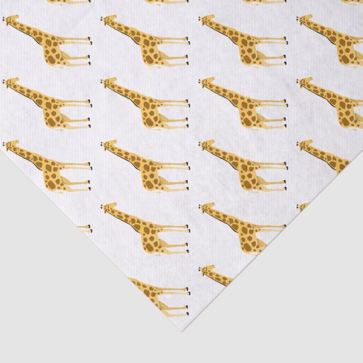 Ontwerp van Giraffe Tissuepapier (Detail)