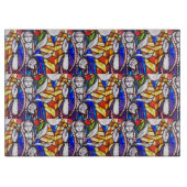 Ontwerp van Glas in lood met religieuze afbeelding Snijplank (Voorkant)