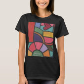 Ontwerp van Glas in lood T-shirt (Voorkant)