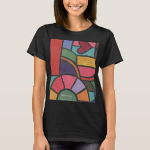 Ontwerp van Glas in lood T-shirt
