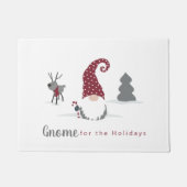Ontwerp van Gnome en Reindeer Scandinavian Tomte Deurmat (Voorkant)