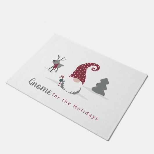 Ontwerp van Gnome en Reindeer Scandinavian Tomte Deurmat (Schuin)
