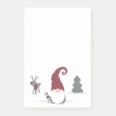 Ontwerp van Gnome en Reindeer Scandinavian Tomte Post-it® Notes (Voorkant)