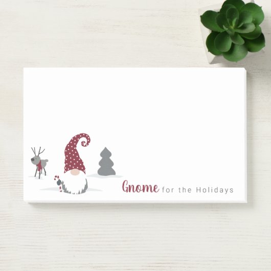Ontwerp van Gnome en Reindeer Scandinavian Tomte Post-it® Notes (Kantoor)