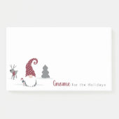 Ontwerp van Gnome en Reindeer Scandinavian Tomte Post-it® Notes (Voorkant)