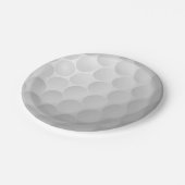 Ontwerp van Golf Ball Textern-patroon Papieren Bordje (Gekanteld)