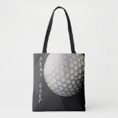 ontwerp van golfbal canvas tas voor golfers (Voorkant)