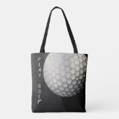 ontwerp van golfbal canvas tas voor golfers (Achterkant)