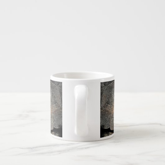 Ontwerp van Gopher Tortoise Shell Espresso Kop (Achterkant)