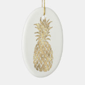 ontwerp van gouden anananas keramisch ornament (Rechts)