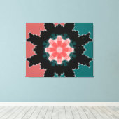 Ontwerp van grafisch Indiase rajasthani Canvas Afdruk (Insitu (Houten vloer))
