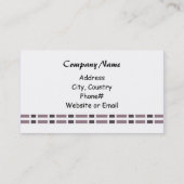 Ontwerp van grafische koppeling visitekaartje (Achterkant)