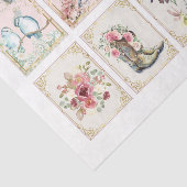 Ontwerp van grafische schrijfreeks Shabby Chic Wri Tissuepapier (Detail)