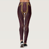 Ontwerp van grafische Waterverf Beste Leggings (Achterkant)