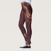 Ontwerp van grafische Waterverf Beste Leggings (Links)