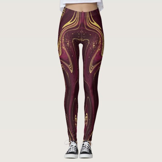 Ontwerp van grafische Waterverf Beste Leggings (Voorkant)