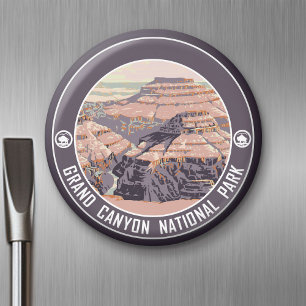 Ontwerp van Grand Canyon Vintage Poster Magneet
