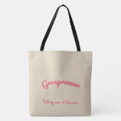 Ontwerp van Granpreneur flower mandala Tote Bag (Voorkant)