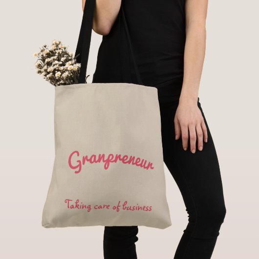 Ontwerp van Granpreneur flower mandala Tote Bag (Dichtbij)
