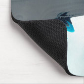 ontwerp van grijze en waterige marmer muismat (Hoek)