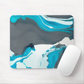 ontwerp van grijze en waterige marmer muismat (Met muis)