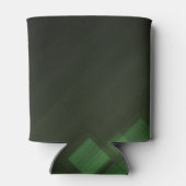 Ontwerp van groene abstracte technologie blikjeskoeler (Achterkant)