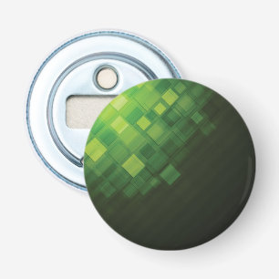 Ontwerp van groene abstracte technologie button flesopener