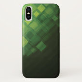 Ontwerp van groene abstracte technologie Case-Mate iPhone case (Achterkant)
